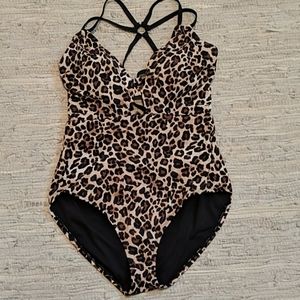 Leopard one-piece swimsuit